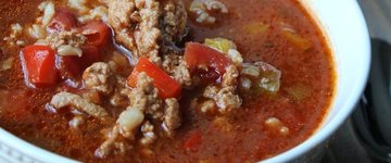 Healthy Stuffed Pepper Soup