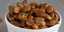 Arugula Pesto Roasted Almonds