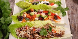 Avocado Chickpea Lettuce Wraps 