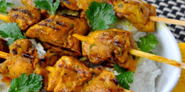 Grilled Turmeric Chicken Kabobs