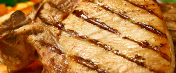 Pork Chops and Baked Apples