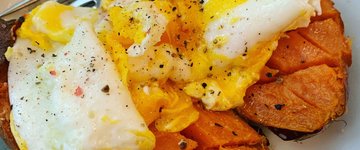 Sweet Potatoes Cooked With Egg