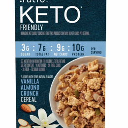 :ratio Keto Friendly Vanilla Almond Crunch Cereal