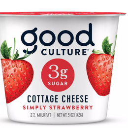 Good Culture 3G Sugar Strawberry Cottage Cheese