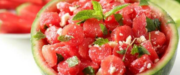 Watermelon, Mint, Alfalfa, Summer Salad