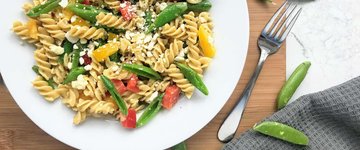 Lemon Garlic Pasta Salad