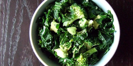 Quick Kale & Broccoli Bowl