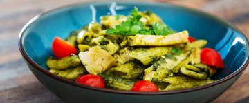 Warm Pesto Bowl with Chicken