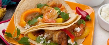 Grilled Shrimp Fajitas