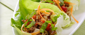 Five-Spice Turkey & Lettuce Wraps