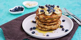 Banana Oatmeal Pancakes