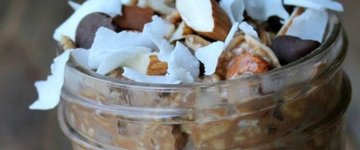 Almond Joy Overnight Oats