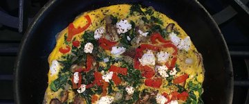 Mushroom & Kale Frittata