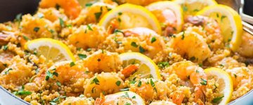 Mediterranean Shrimp Quinoa Bowl