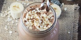 Coconut, Banana & Chocolate Breakfast Smoothie