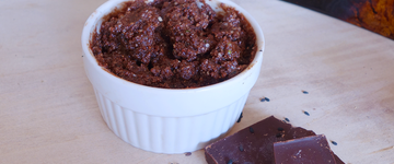 Creamy chocolate tahini spread