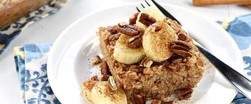Banana Bread Baked Oatmeal