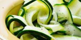 Zucchini fettuccine