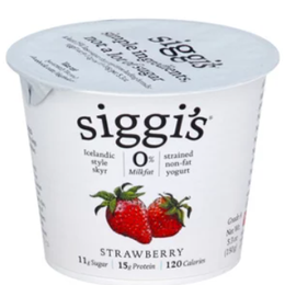 Siggi's 0% Non-Fat Strained Skyr Strawberry Yogurt