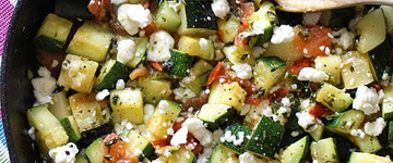 Skillet Mexican Zucchini
