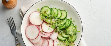 Ukrainian Radish and Cucumber Salad
