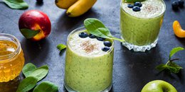 Angie's protein smoothie with avocado