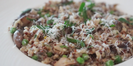 Mushroom Quinoa Risotto 