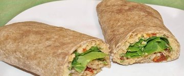 Chickpea Tomato Wrap