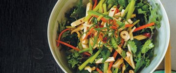 Chinese-Style Shredded Vegetable and Tofu Salad 
