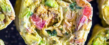 Chicken and Avocado Roll-ups