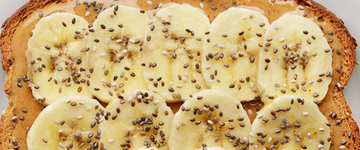 Banana, Peanut Butter and Chia Seeds