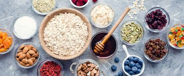 Baked Oatmeal with Banana Nut Sauce