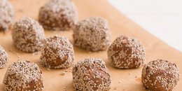 Coconut Cacao Tahini Bites