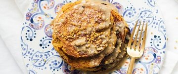 Sweet Potato Stacks with Tahini Drizzle