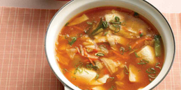 Kimchi Stew with Chicken & Tofu