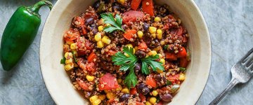 Mexican Fried Brown Rice