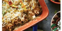 Chicken Enchiladas with Homemade Tomatillo Sauce