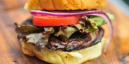 Portobello Burger & Salad