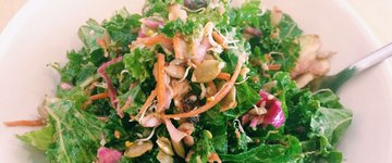 Fresh Kale and Slaw Salad