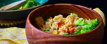 10-Minute Vegan and Gluten Free Rice for One