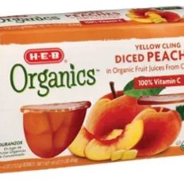 Diced Peaches