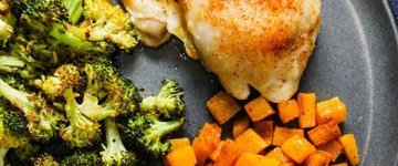 Butternut, Broccoli & Chicken Energy Plate