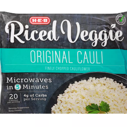 H‑E‑B Frozen Riced Veggie Original Cauliflower Rice