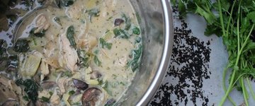 Instant Pot Creamy Artichoke Chicken Stew