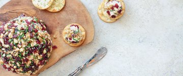 Vegan Cranberry Rosemary Cheese Roll