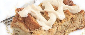 French Toast w/ Gingerbread Cream Cheese Frosting