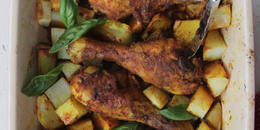 One-Pan Chicken Drumsticks