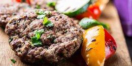 Burger Patties on Lettuce Bun