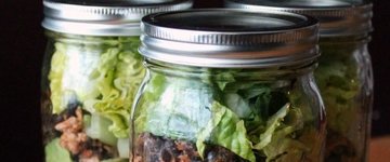 Chopped Taco Mason Jar Salad