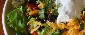 Baked Chicken Taco Bowls